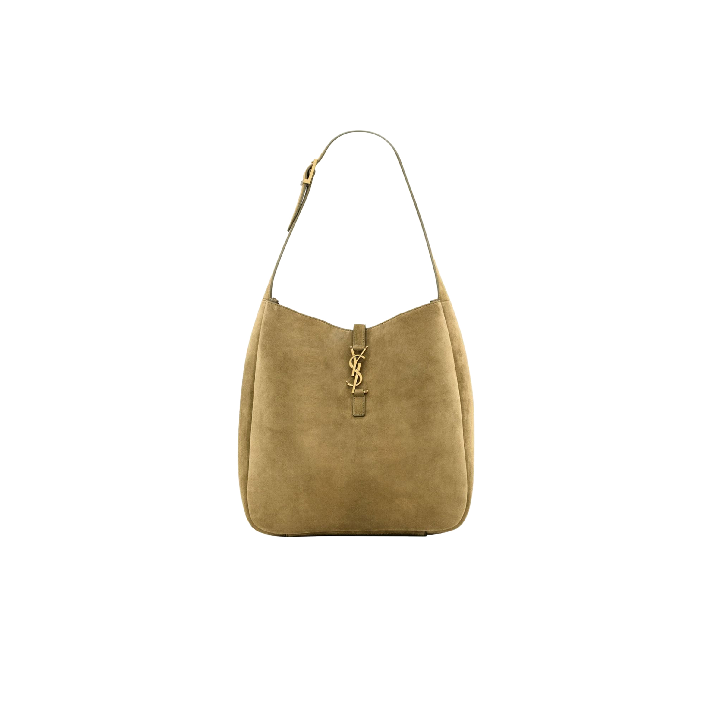 YSL LE 5 À 7 SUPPLE LARGE IN SUEDE 7538371U80W (30*31*13cm)